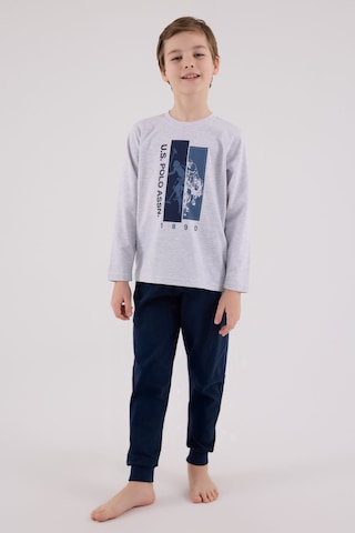 U.S. Polo Assn. U.s. Polo Assn Erkek Çocuk Gri Pijama Takımı Us2206-c-v1