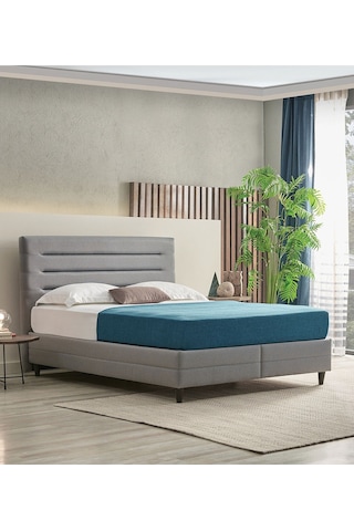 Yataş Bedding Supreme Pedic Baza - Başlık Set - Mavi 160x200