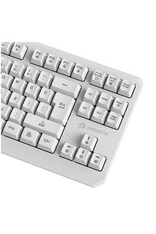 Gamebooster G75 Elya Rainbow Aydınlatmalı Beyaz Tkl Membrane Oyun