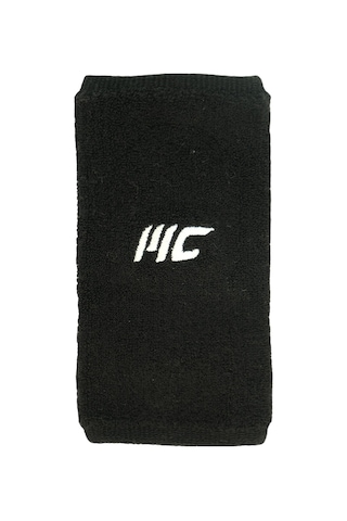 Musclecloth Training Uzun Havlu Bileklik 2'li Paket Siyah Siyah