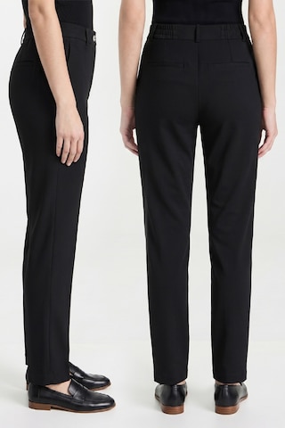 Goffra Kadın Flexon Ultra Esnek Relaxed Beli Lastikli Jogger Pantolon Siyah W702-r0433-07