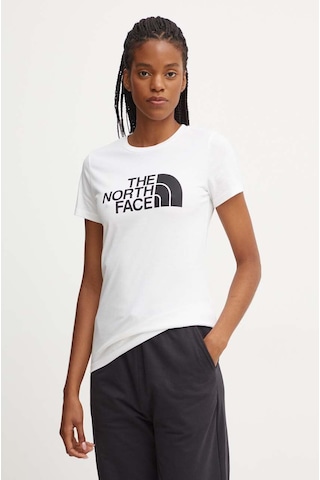 The North Face The Northfacew Ss Easy Tee Kadın Tişört Nf0a8a6dfn41 Nf0a8a6dfn41 Bey Beyaz