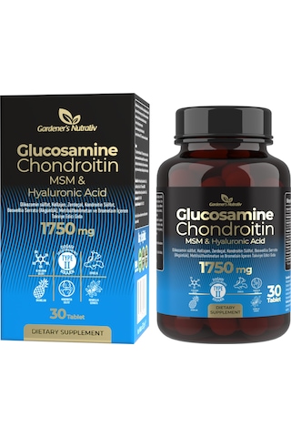 Gardener's Nutraliv Glukozamin Chondroitin Msm Hyaluronik Asit 30 Tablet