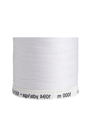 Yüksek Kaliteli Polyester Dikiş İpliği, 1000 M, Beyaz