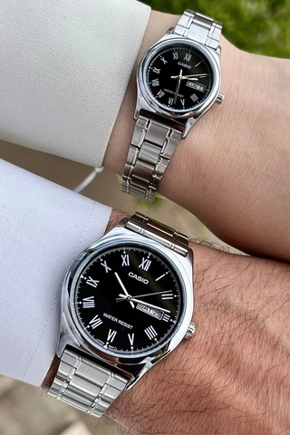 Casio Csgnct32 Sevgili Çift Kol Saati Gümüş
