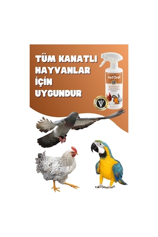 Veturel Kanatlı Hayvan Bakım Spreyi 500 ML