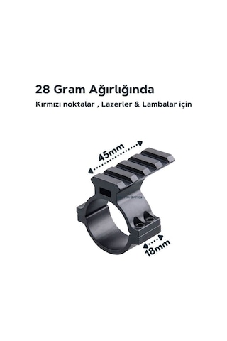 Vector Optics Dürbün Üzeri Reddot Montaj Rayı 30mm/25.4mm Tüp Uyumlu