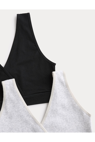 Marks & Spencer 2'li Balensiz Emzirme Sütyeni Seti T33000719 Gri