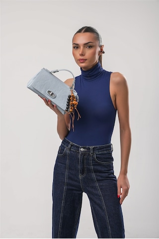 Ççs 18229 Kadın Çapraz Askılı Çanta Mavi