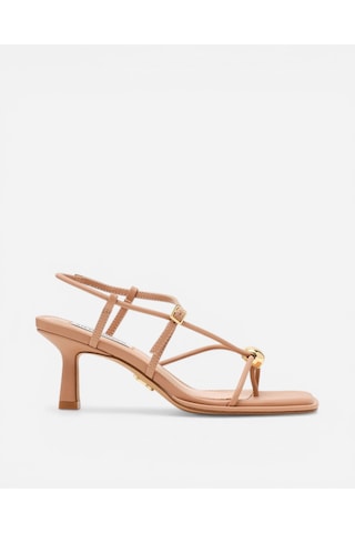 Steve Madden Jackpots Tan Kadın Bej Topuklu Sandalet Jackpots