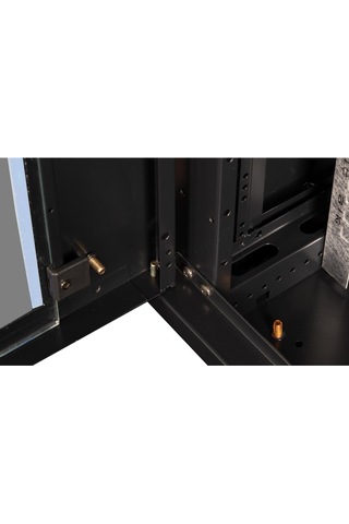 Lande - 12u 19" Duvar Tipi Rack Kabinet Genişlik: 600 Mm Derinlik: 600 Mm Siyah