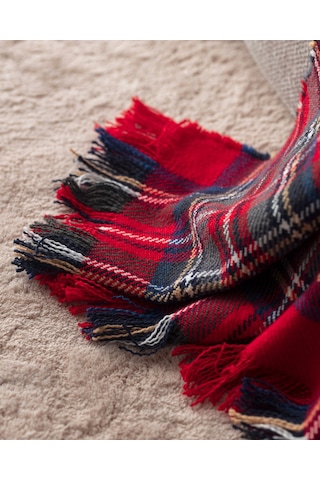 Madame Coco Nuée Koltuk Şalı - Kırmızı Kırmızı