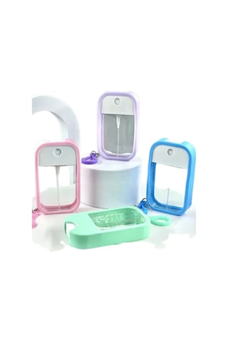 Mucit Home 2 Adet Silikon Kılıflı Anahtarlıklı Sprey Şişesi