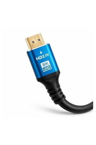 8k Ultra Hd 2.1v 48gbps Hdmi Kablo 1.5 Metre Altın Kaplama