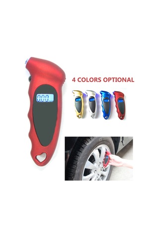 Suofeng Dijital Lastik Basınç Ölçer, Lcd Işıklı Ekran Ve Ayna, 4 Ölçüm Birimi Psı/bar/kgf/cm²/kpa , Ergonomik Tasarım