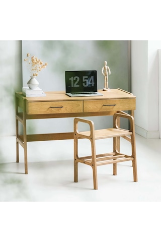 Woodesk Mistral Ahşap Çalışma Masası 120x65 Tik Renk Cpt4633-120