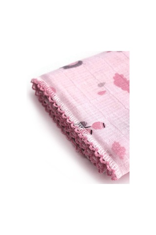 Bimini 64527 Cute Müslin Bebek Battaniyesi 90 X 110 Cm Pembe