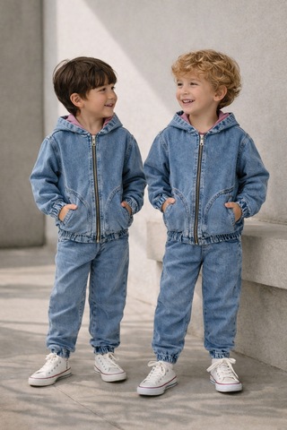 Baby Lory Kids Store Erkek Çocuk Kot Takım Açik Mavi Baby Lory Kids Store Erkek Çocuk Kot Takım Açik Mavi
