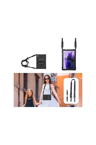Galaxy Uyumlu  Tab S7 Fe Lte T737-t736-t733-t730 Defender Tablet Silikon Arka Kapak