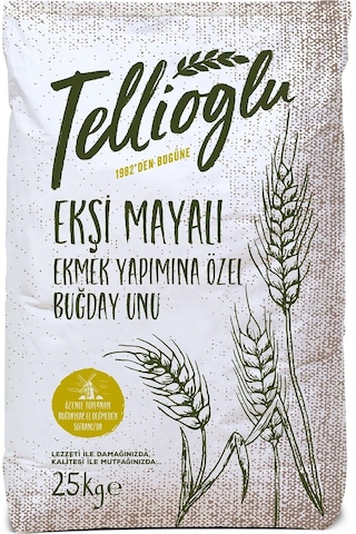 Ekşi Mayalı Ekmek Yapımına Özel Buğday Unu 25 KG Ekşi Mayalı Ekmek Yapımına Özel Buğday Unu 25 KG