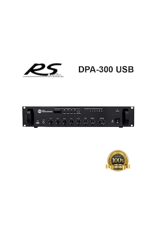 Rs Audio Dpa 300 Usb 300 Watt 5 Kanal 100V Anfi Mikser