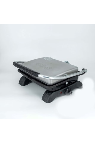 Dökümix Demir Döküm Granit Gri 1800 Watt 4-6 Dilim Ev-sanayi-büfe Tipi Tost Makinası Ve Izgara