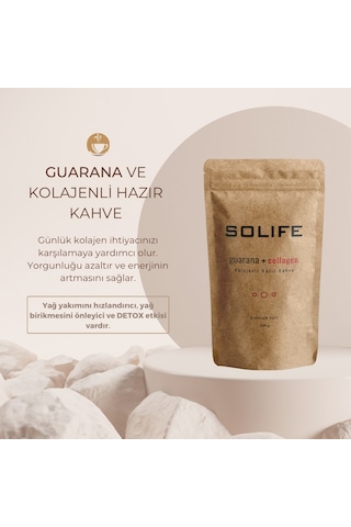 Solife Guarana ve Kolajenli Hazır Kahve Premium Soft 100 G