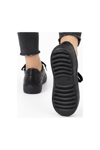 N Napa Shoe Np.7809.siyah Deri Sneaker