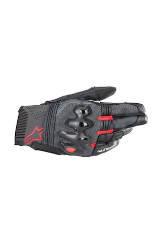 Alpinestars Morph Korumalı Motosiklet Eldiveni Siyah Kırmızı