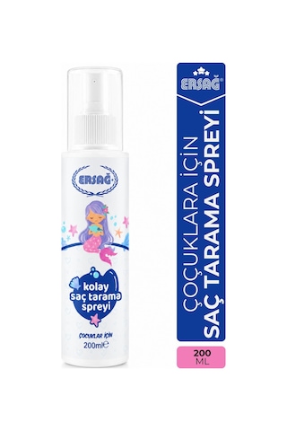 Ersağ Çocuklar İçin Kolay Saç Tarama Spreyi 200 ML
