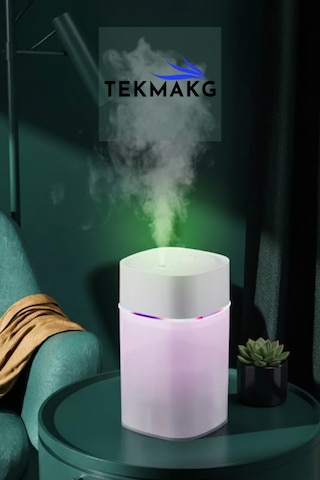 Kare Mini Usb Ultrasonik Soğuk Buhar Hava Nemlendirici Masaüstü Oda Araba Ofis Tipi