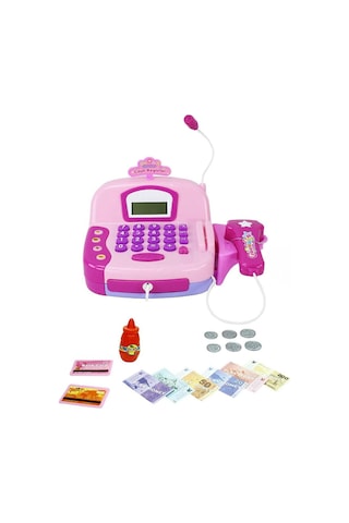 Mikrofonlu Işıklı Ve Sesli Yazar Kasa