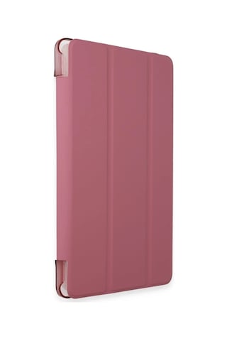Samsung Galaxy X610 Tab S9 Fe Plus 12.4 Kılıf Tablet Smart Kılıf - Pembe Arka Kapak