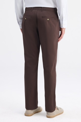 D's Damat Ds Damat Relaxed Fit Pilesiz Kahverengi Gabardin Chino Pantolon 6hcc3ı303777m Çok Renkli