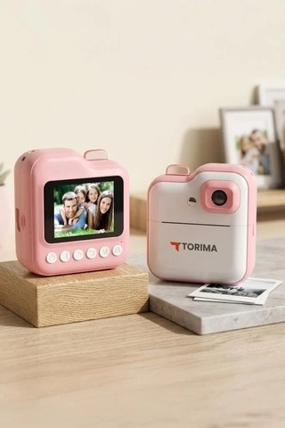 Delux Serisi Dijital Fotoğraf Makinesi Cmr15 Pembe Akıllı Cihaz