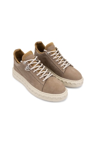 Tamer Tanca Erkek Hakiki Deri Vizon Nubuk Sneakers & Spor Ayakkabı 352 23105 Erk Ayk Sk25-26 Vızon Nbk Vizon
