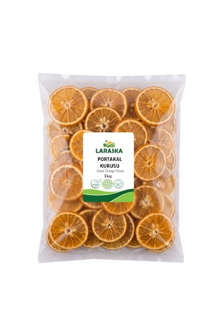 Kurutulmuş Portakal Dilimi 1kg - Dried Orange Slices