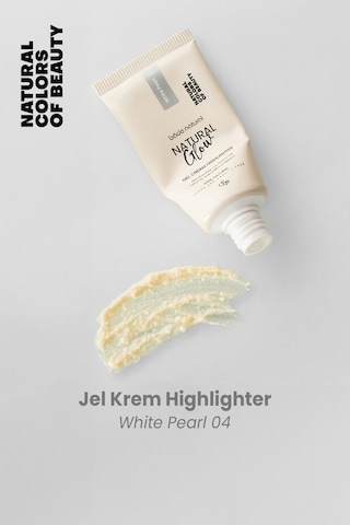 Bade Natural Jel Krem Highlighter White Pearl 04 %100 Doğal