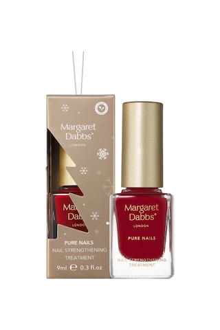 Pure Nail Strengthening Christmas Tree Bauble - The Belgravia - Yılbaşı Özel Tırnak Güçlendirici Kırmızı Oje 9ml