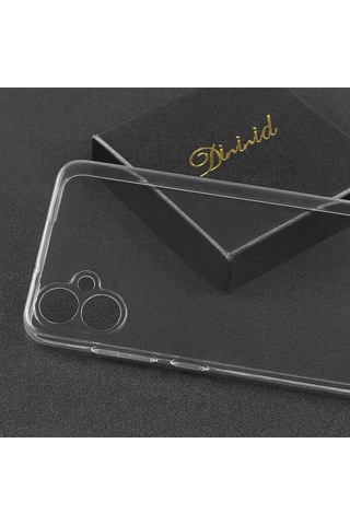 Galaxy A05 Kılıf Zore Süper Silikon Kapak Renksiz