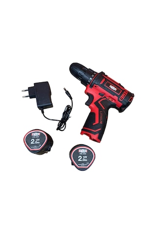 Attlas ECO CDD-202C Kutulu 2 x 2.0AH 12V 28NM Tork Akülü Vidalama Matkap