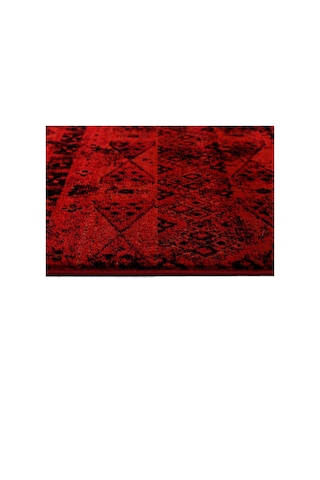 Afgan Türkmen Otantik Desenli Bordo Oturma Odası Salon Mutfak Halısı 4722a Zs72