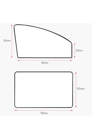 Monyee Oto Cam Güneşlik - Magnetik Şeffaf, Hızlı Kurulum, Uv Engelleyici, Siyah Ayı Tavşan Desenli, Önden Sürücü İçin Yayılımlı