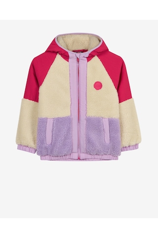 Skechers G Outdoor Fleece Full Zip Sherpa Büyük Kız Çocuk Pembe Mont Sk2620142-3586