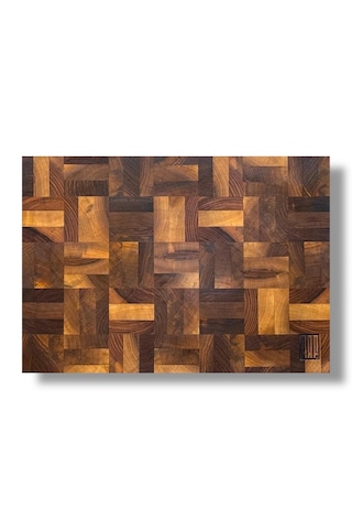 Kesme Tahtası Ceviz End Grain Medium