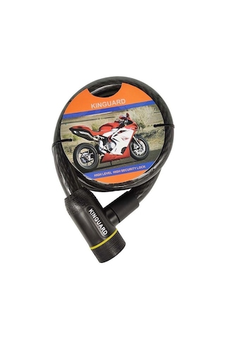 Kınguard - 3017 Kalın Halat Motosiklet Kilidi 200 Cm