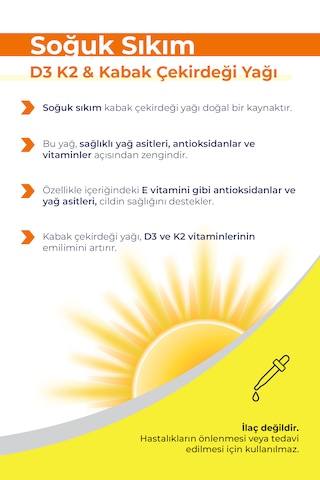 Orfarma Vitamin D3K2 20 ML