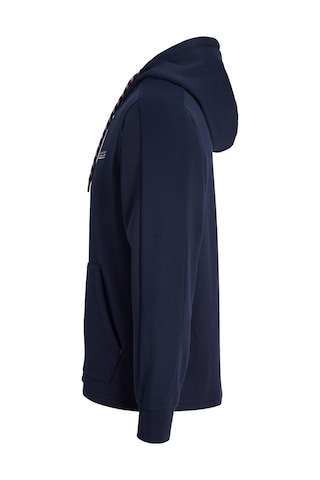 Jack & Jones Erkek Gögüs Baskili Regular Fit Kapüsonlu Yaka Sweatshirt - Kyle - 12298468 Lacivert