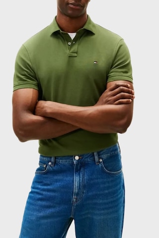 Tommy Hilfiger Erkek Polo Yaka T Shirt Mw0mw17770 L01 Yeşil Yeşil