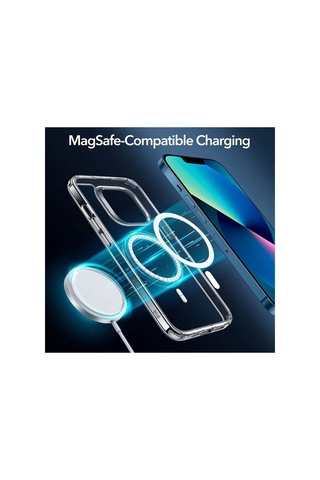 Iphone 14 Plus Uyumlu Magsafe Şeffaf Kapak Kılıf Colr27504-şeffaf